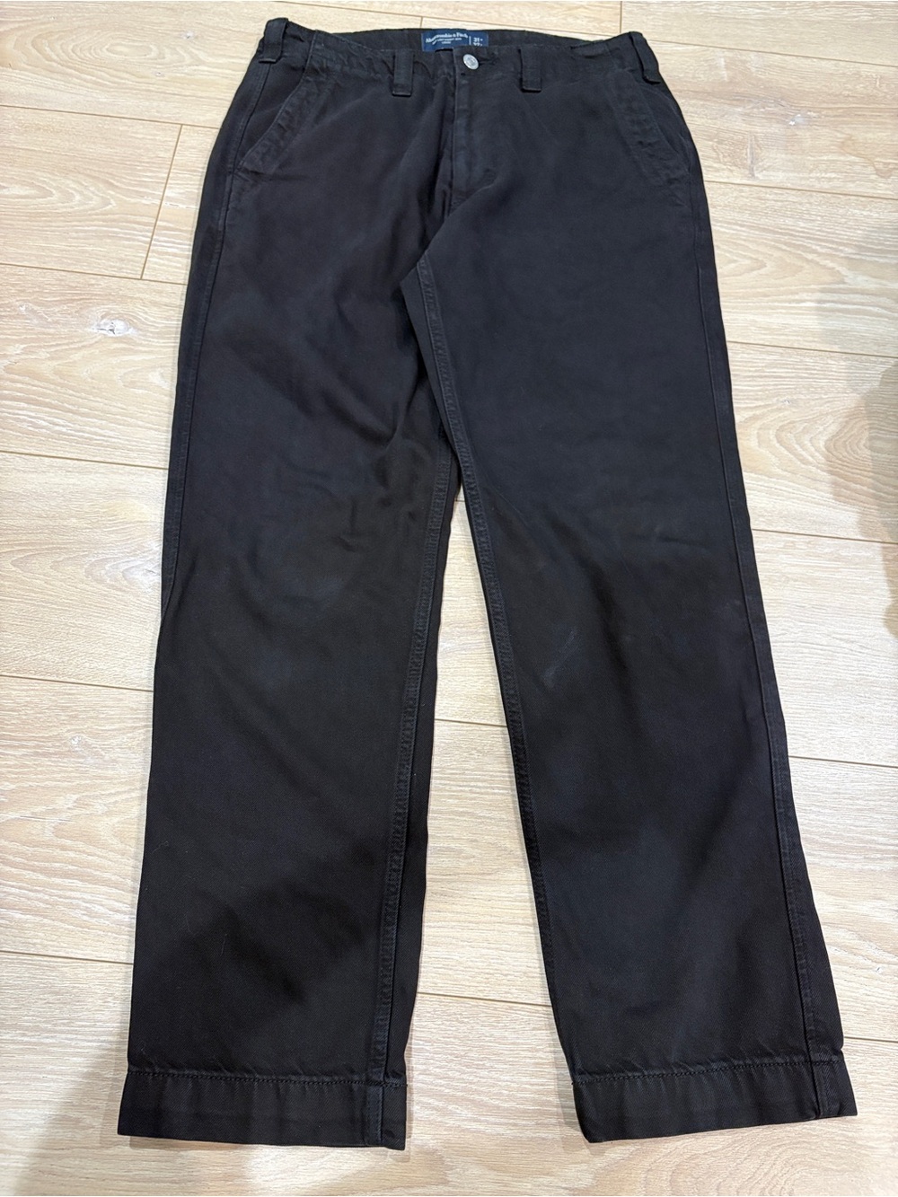 Abercrombie & Fitch Loose Lightweight Jean Pants Mens 31x32 Black Denim